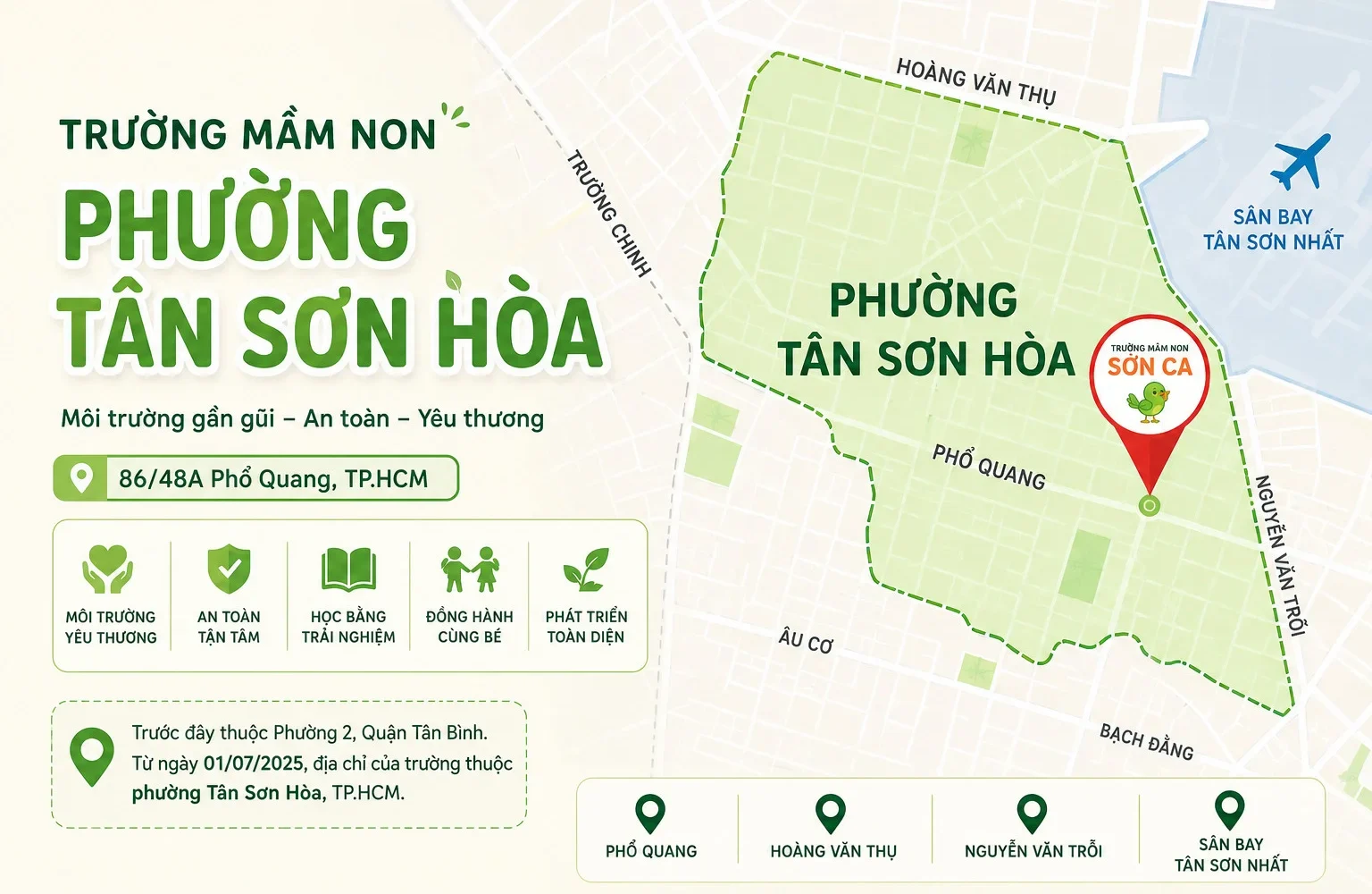 Trường mầm non phường Tân Sơn Hòa