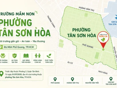 Trường mầm non phường Tân Sơn Hòa